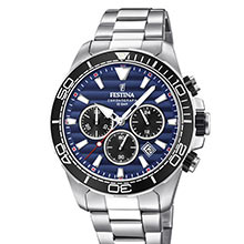 Montre Festina homme chronographe acier